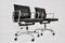 Chaises EA217 Soft Pad Noires par Charles & Ray Eames pour Herman Miller, 1970s, Set de 2 7