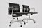 EA217 Black Soft Pad Chairs by Charles & Ray Eames for Herman Miller, 1970s, Set of 2 7