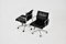 EA217 Black Soft Pad Chairs by Charles & Ray Eames for Herman Miller, 1970s, Set of 2, Image 2