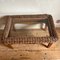 Vintage Brown Wicker Table, Image 10