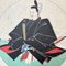 Shōwa Era Druck eines Samurai Kriegers auf Holzplatte, 1950er 6