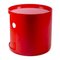 Red Round Cabinet by Anna Castelli for Kartell, 1970s, Image 5