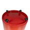Red Round Cabinet by Anna Castelli for Kartell, 1970s 12