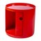 Meuble Rond Rouge par Anna Castelli pour Kartell, 1970s 3