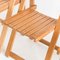 Trieste Folding Chairs attributed to Aldo Jacover for Bazzani. Italy, 1970s, Set of 4 17