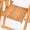 Trieste Folding Chairs attributed to Aldo Jacover for Bazzani. Italy, 1970s, Set of 4 18