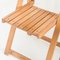 Trieste Folding Chairs attributed to Aldo Jacover for Bazzani. Italy, 1970s, Set of 4, Image 15