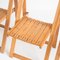 Trieste Folding Chairs attributed to Aldo Jacover for Bazzani. Italy, 1970s, Set of 4 16