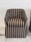 Chamber Armchairs with Fendi Fabric, 1970s, Set of 2 5
