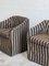 Chamber Armchairs with Fendi Fabric, 1970s, Set of 2, Image 17