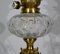 Large Electrified Brass and Onyx Oil Table Lamp, Late 19th Century 24
