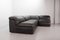 Modular Jeep Sofa in Grey Leather, 1970s, Set of 4, Image 25