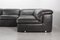 Modular Jeep Sofa in Grey Leather, 1970s, Set of 4 11