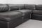 Modular Jeep Sofa in Grey Leather, 1970s, Set of 4, Image 8