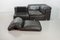 Modular Jeep Sofa in Grey Leather, 1970s, Set of 4, Image 12