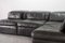 Modular Jeep Sofa in Grey Leather, 1970s, Set of 4, Image 9