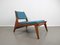 German Lounge Chair with Ottoman in Oak by PGH Erzgebirge, 1960s, Set of 2, Image 10