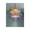 Lámpara de araña Selle de cristal de Murano azul de Simoeng, Imagen 5