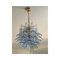 Lámpara de araña Selle de cristal de Murano azul de Simoeng, Imagen 13