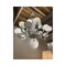 Lámpara de araña Pop de cristal de Murano en blanco de Simoeng, Imagen 6