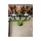 Grüner Kronleuchter aus Muranoglas mit transparenten Rostrato Boubeches von Simoeng 11