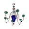 Vintage Multicolor Murano Glass Chandelier from Simoeng, 1980s, Image 1