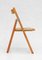 Vintage French Beech Folding Chairs, 1970s, Set of 6, Image 6