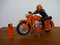 Großes orangefarbenes Vintage Motorrad aus Kunststoff, 1970er 5