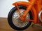 Großes orangefarbenes Vintage Motorrad aus Kunststoff, 1970er 11