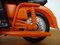 Large Vintage Orange Plastic Motorcycle, 1970s 12