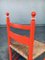 Austrian Folk Art Rush Side Chair, 1970s, Image 15