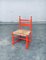 Austrian Folk Art Rush Side Chair, 1970s 13