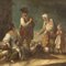 French Artist, Genre Scene with Characters, 1780, Oil on Canvas, Framed 2