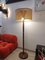 Wood Floor Lamp with Vienna Straw Lampshade, Italy, 1950s 5