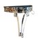 Art Deco Demi-Lune Console Table in Nickel-Plated Metal and Glass, 1930 2