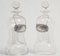 Decanter in vetro con tappi, fine XIX secolo, set di 2, Immagine 5