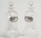 Glass Decanters with Stoppers, 1890s, Set of 2 5