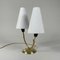 Double Arm Brass Table Lamp, Sweden, 1950s 6