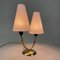 Double Arm Brass Table Lamp, Sweden, 1950s, Image 5