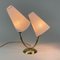 Double Arm Brass Table Lamp, Sweden, 1950s 12