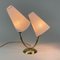 Double Arm Brass Table Lamp, Sweden, 1950s, Image 12