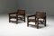 Brutalist Lounge Chairs, France, 1970s, Set of 2, Image 3