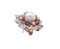 Aretes de perlas blancas, diamantes, amatistas, oro blanco y rosa de 14 kt. Juego de 2, Imagen 5