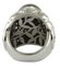 Grey Pearl, Diamonds, 14 Karat White Gold Cluster Ring, Image 5