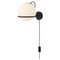 Model 238/1 Lamp with Switch Black Mount by Gino Sarfatti 1