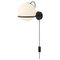 Model 238/1 Lamp with Switch Black Mount by Gino Sarfatti, Image 1