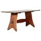 Mid-Century English Carved Fruitwood Refectory Desk, 1960s 1