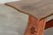Mid-Century English Carved Fruitwood Refectory Desk, 1960s, Image 9