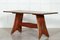 Mid-Century English Carved Fruitwood Refectory Desk, 1960s 3