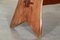 Mid-Century English Carved Fruitwood Refectory Desk, 1960s, Image 11
